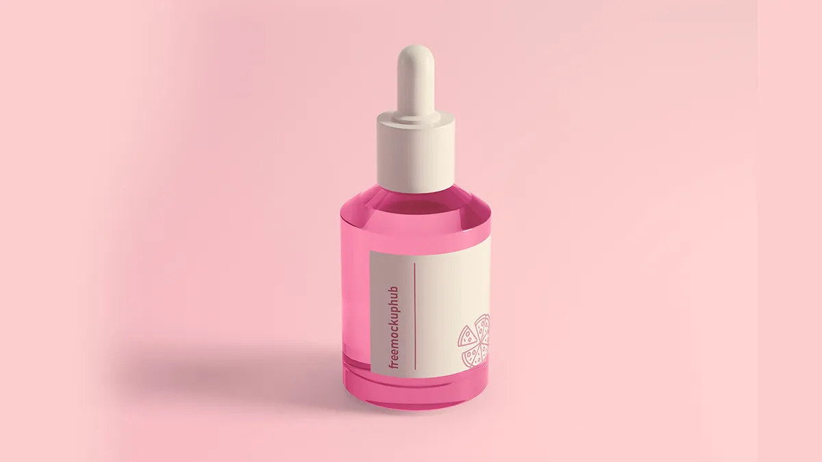 Serum Dropper Mockup Design